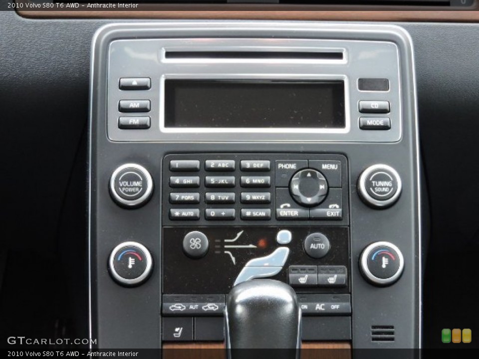 Anthracite Interior Controls for the 2010 Volvo S80 T6 AWD #107063428