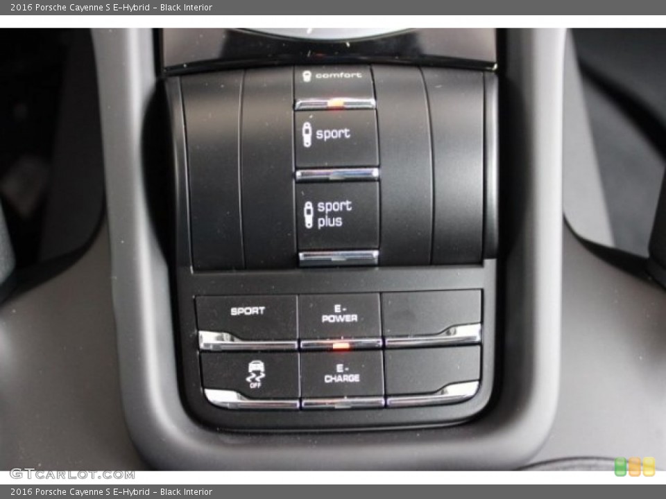 Black Interior Controls for the 2016 Porsche Cayenne S E-Hybrid #107063692