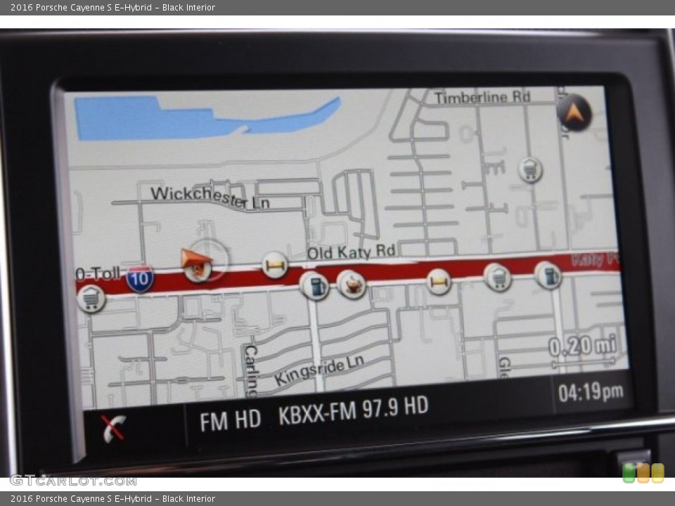 Black Interior Navigation for the 2016 Porsche Cayenne S E-Hybrid #107063710