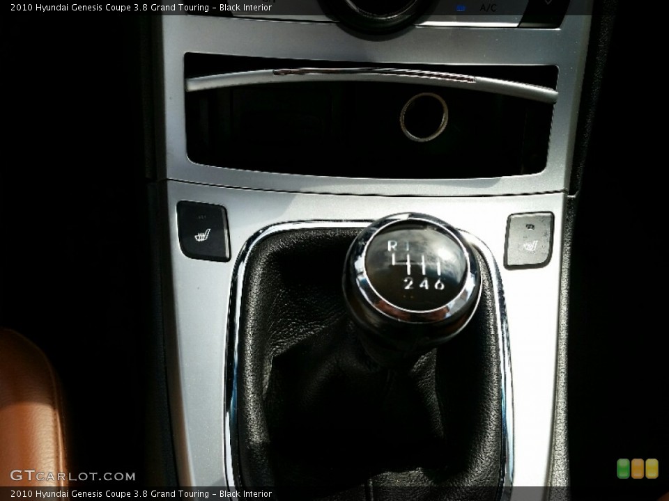 Black Interior Transmission for the 2010 Hyundai Genesis Coupe 3.8 Grand Touring #107065798