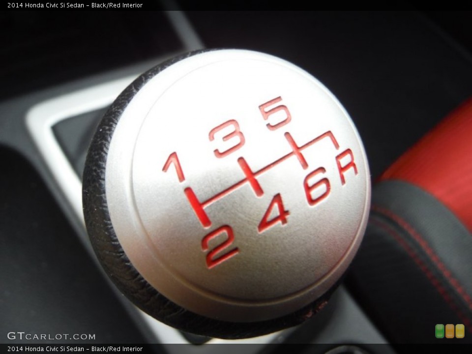 Black/Red Interior Transmission for the 2014 Honda Civic Si Sedan #107066981