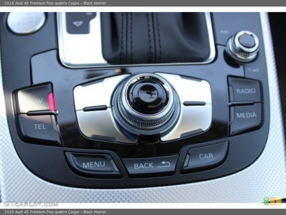 Black Interior Controls for the 2016 Audi A5 Premium Plus quattro Coupe #107067484