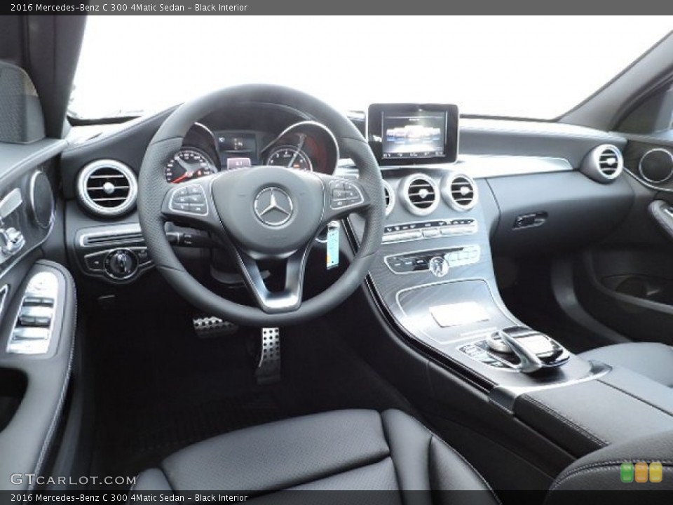 Black Interior Photo for the 2016 Mercedes-Benz C 300 4Matic Sedan #107068519
