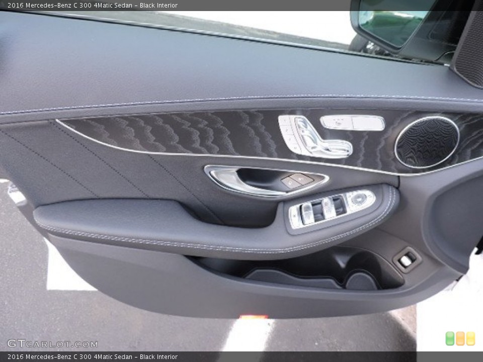 Black Interior Door Panel for the 2016 Mercedes-Benz C 300 4Matic Sedan #107068579