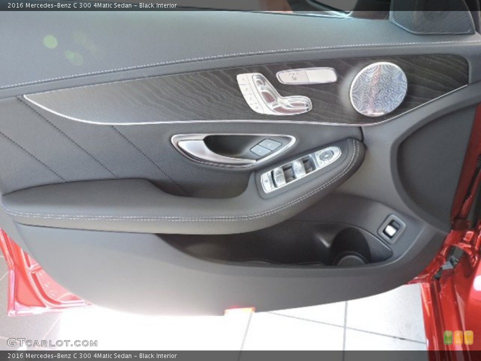 Black Interior Door Panel for the 2016 Mercedes-Benz C 300 4Matic Sedan #107068987
