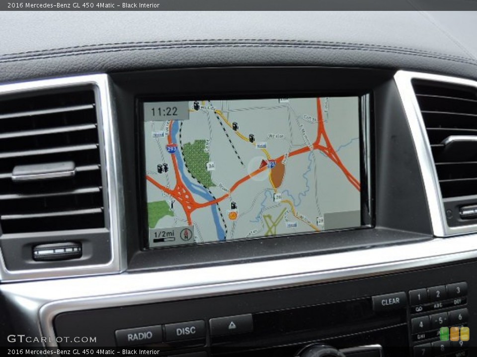 Black Interior Navigation for the 2016 Mercedes-Benz GL 450 4Matic #107070610