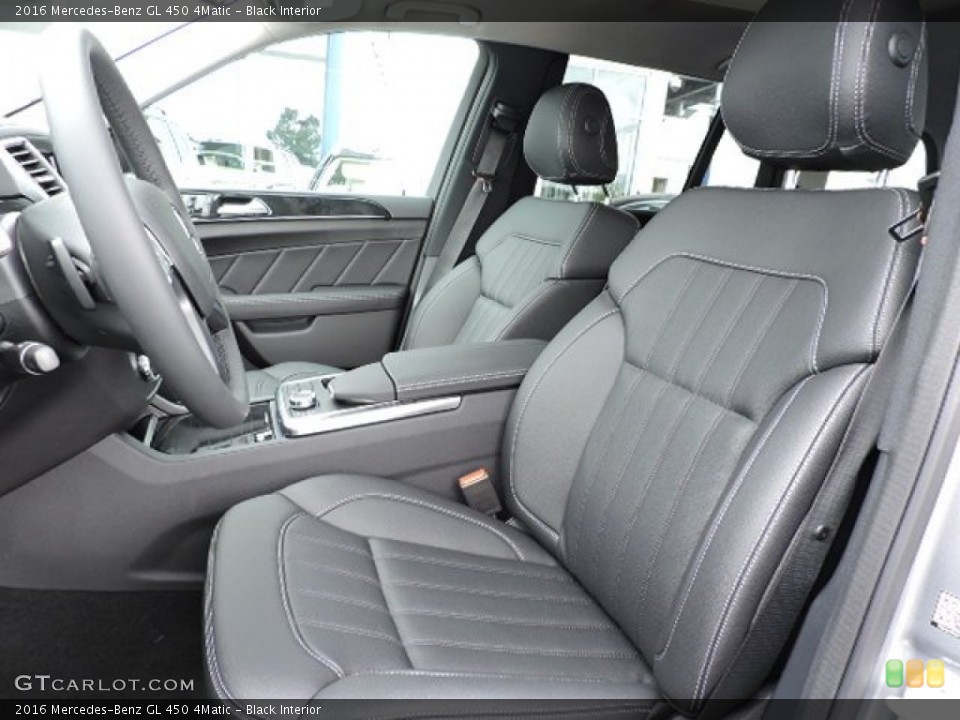Black Interior Front Seat for the 2016 Mercedes-Benz GL 450 4Matic #107070745
