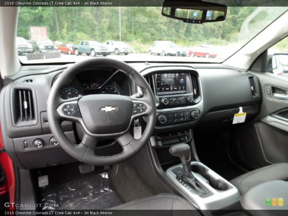 Jet Black Interior Photo for the 2016 Chevrolet Colorado LT Crew Cab 4x4 #107070973