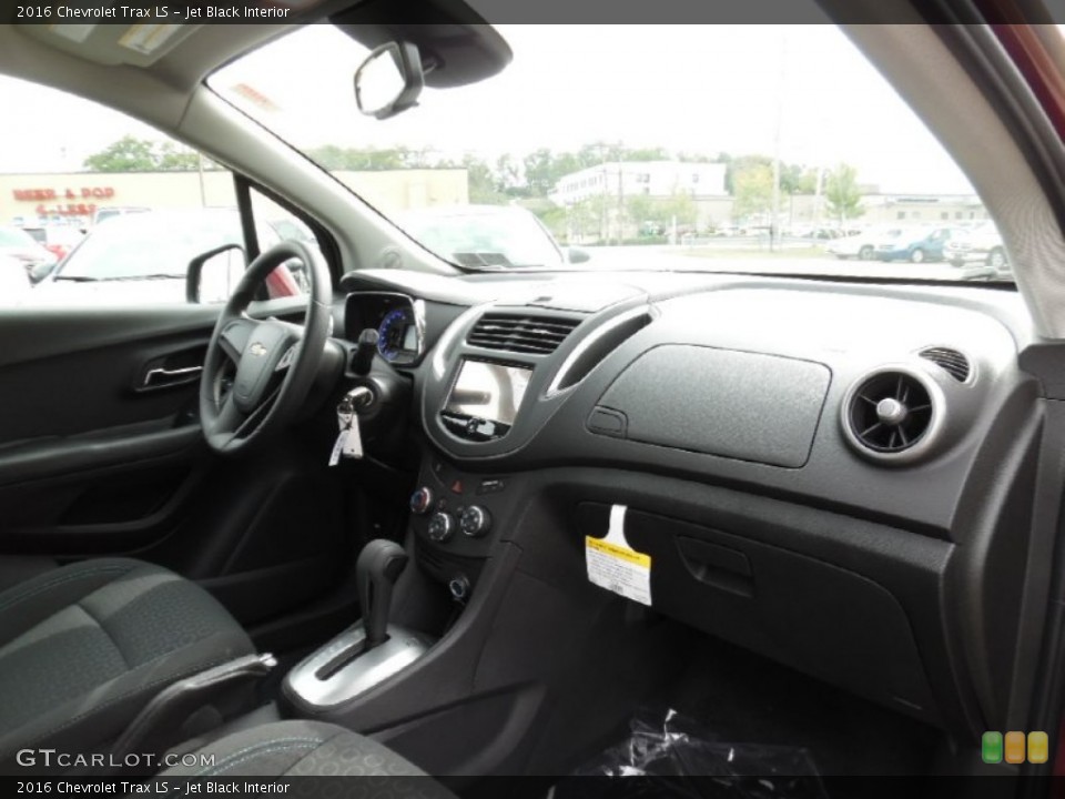 Jet Black Interior Dashboard for the 2016 Chevrolet Trax LS #107071648