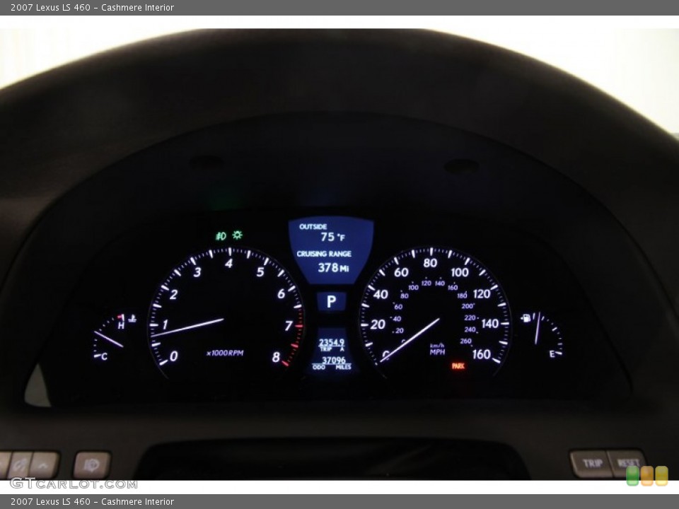 Cashmere Interior Gauges for the 2007 Lexus LS 460 #107077890
