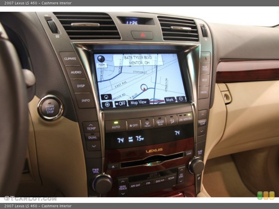 Cashmere Interior Controls for the 2007 Lexus LS 460 #107077911