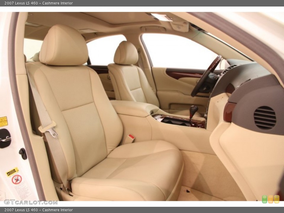 Cashmere Interior Front Seat for the 2007 Lexus LS 460 #107077998