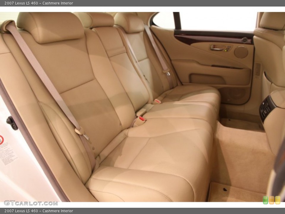 Cashmere Interior Rear Seat for the 2007 Lexus LS 460 #107078013