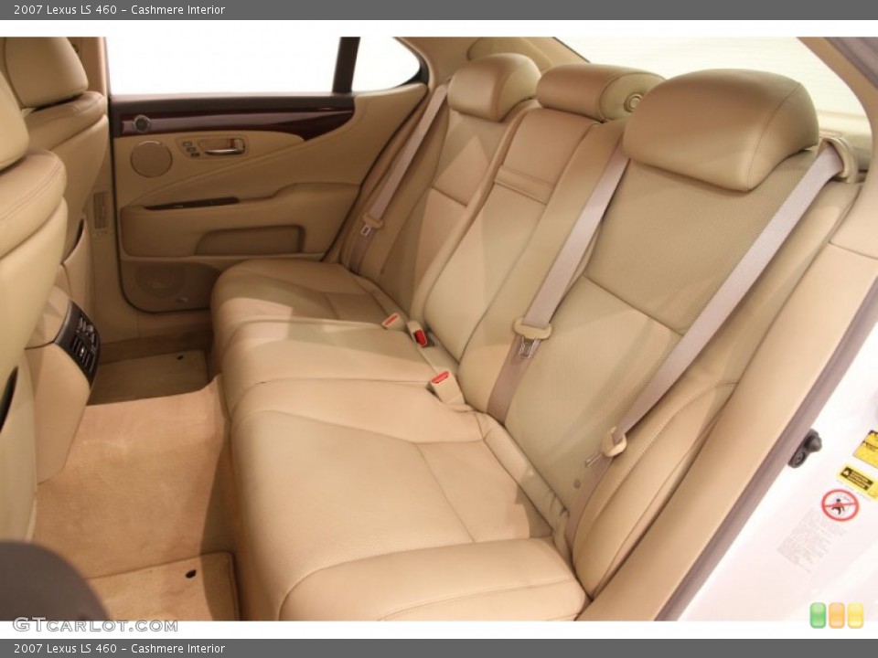 Cashmere Interior Rear Seat for the 2007 Lexus LS 460 #107078031