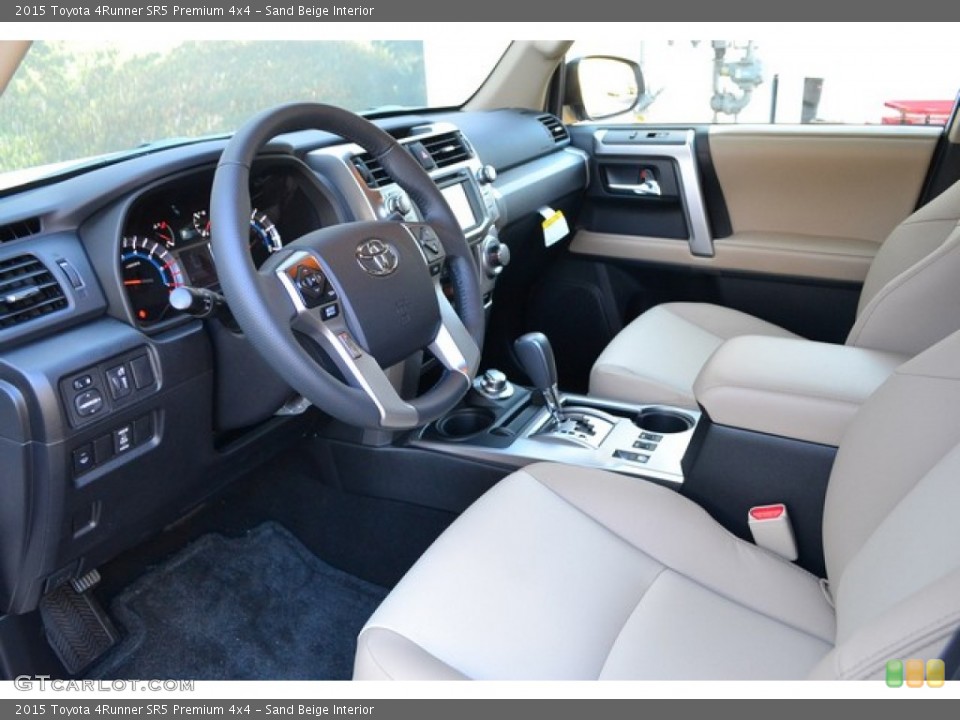Sand Beige Interior Photo for the 2015 Toyota 4Runner SR5 Premium 4x4 #107086049