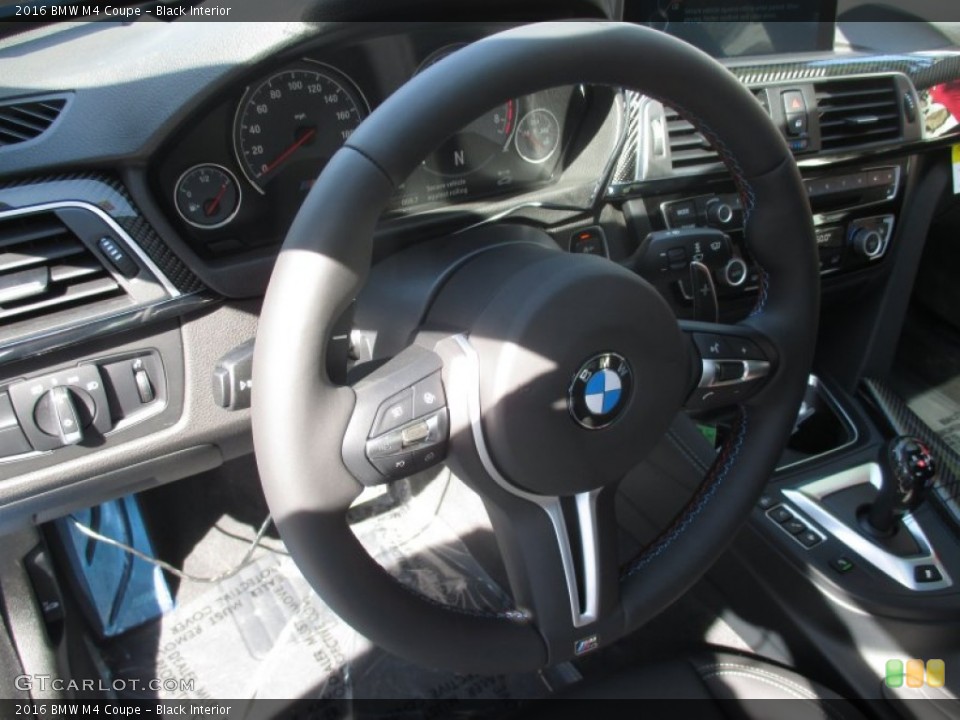 Black Interior Steering Wheel for the 2016 BMW M4 Coupe #107088276