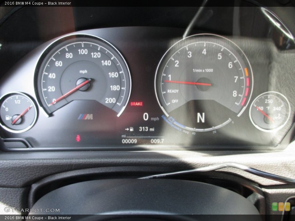 Black Interior Gauges for the 2016 BMW M4 Coupe #107088384