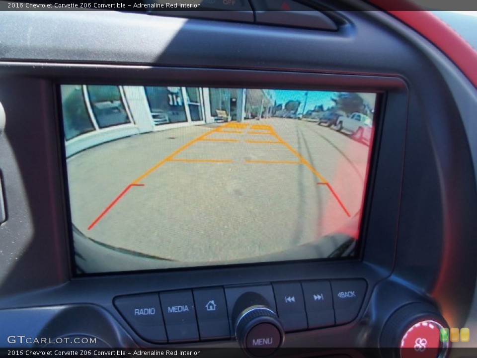 Adrenaline Red Interior Controls for the 2016 Chevrolet Corvette Z06 Convertible #107088766