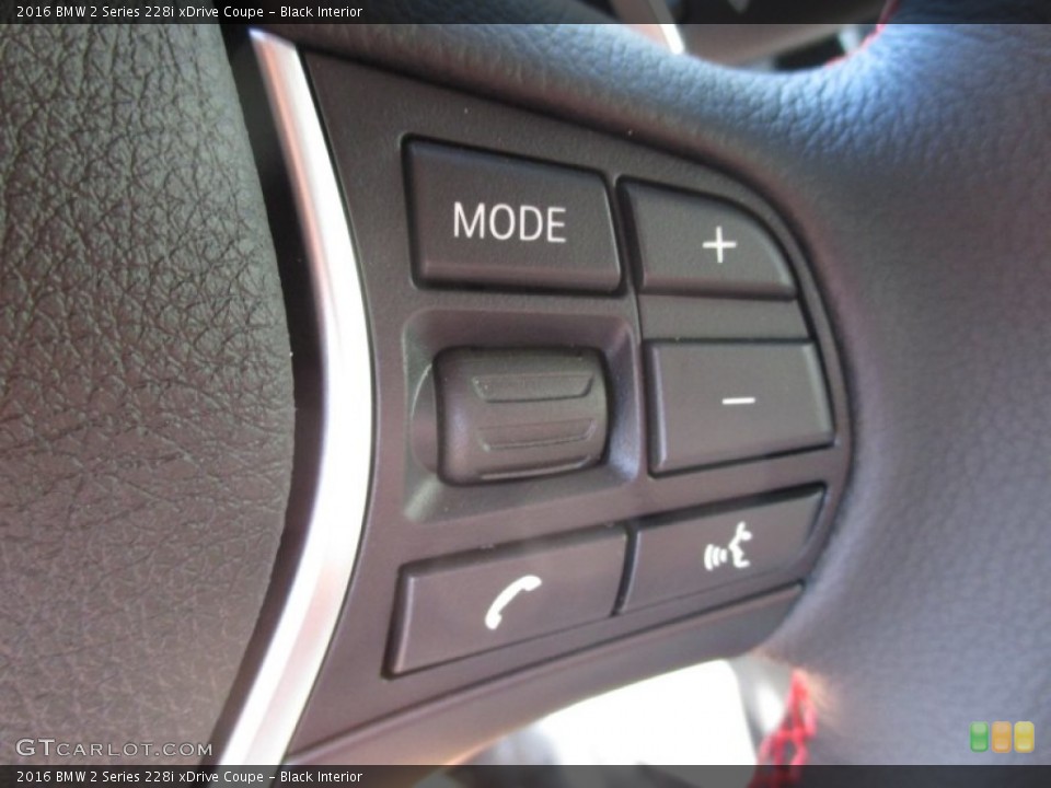 Black Interior Controls for the 2016 BMW 2 Series 228i xDrive Coupe #107089686