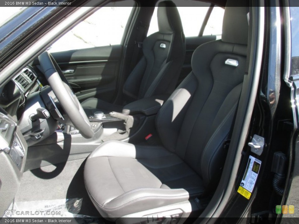 Black Interior Photo for the 2016 BMW M3 Sedan #107090007