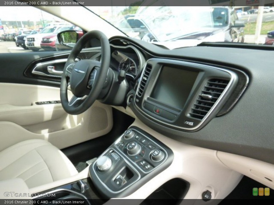 Black/Linen Interior Dashboard for the 2016 Chrysler 200 C AWD #107091272