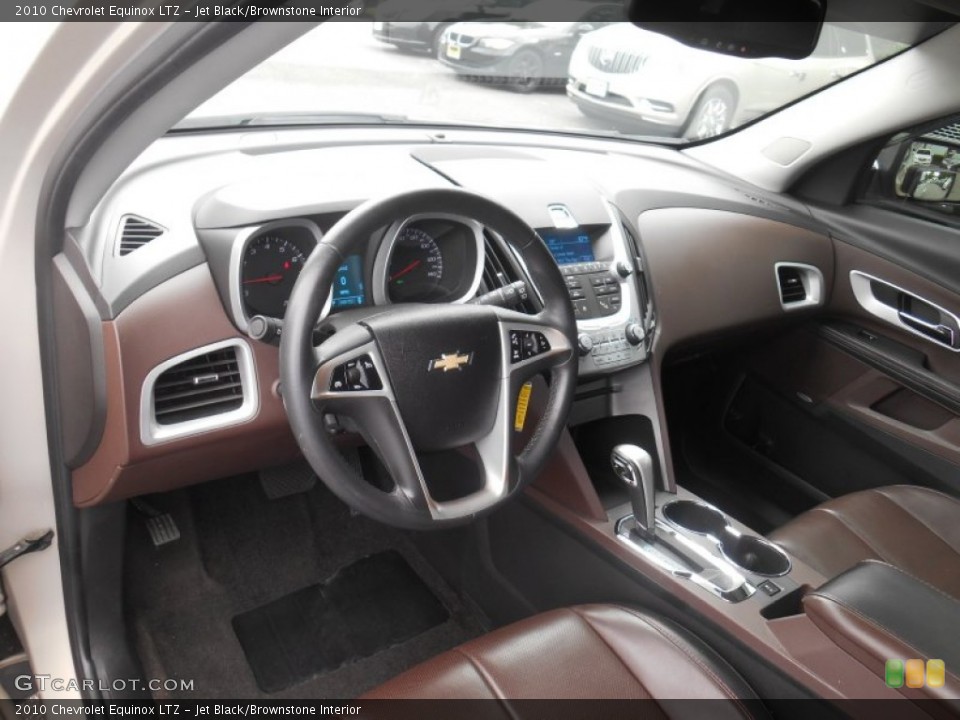 Jet Black/Brownstone Interior Photo for the 2010 Chevrolet Equinox LTZ #107095524