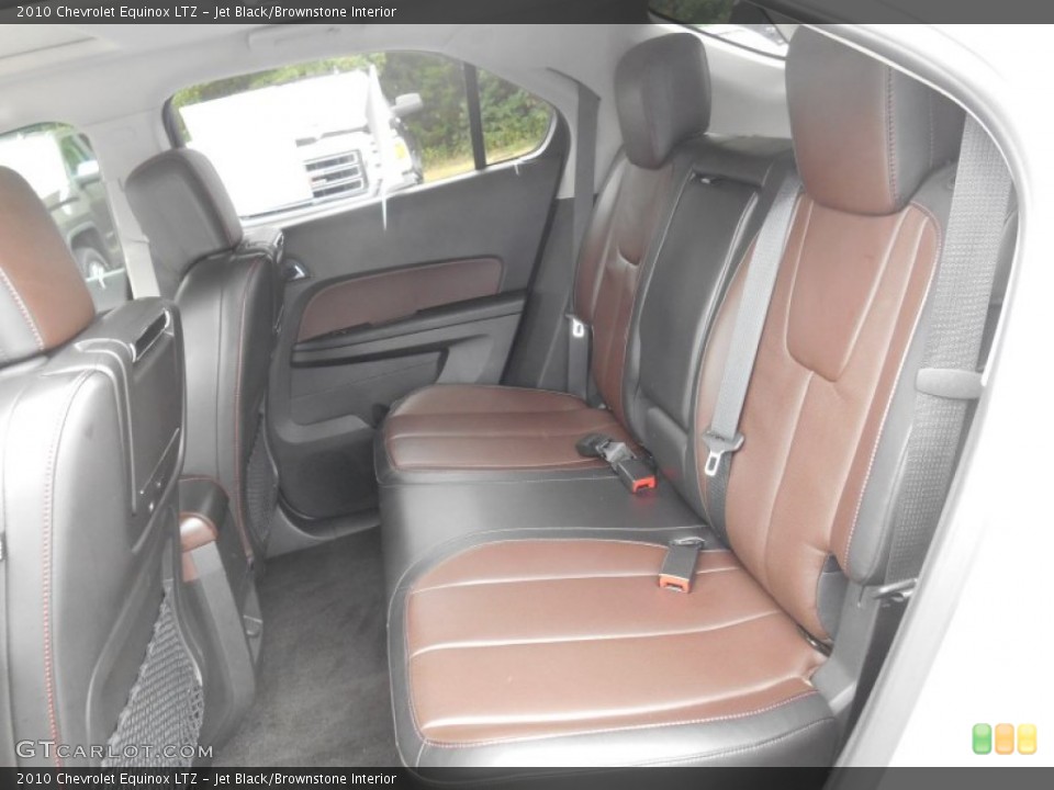 Jet Black/Brownstone Interior Rear Seat for the 2010 Chevrolet Equinox LTZ #107095574