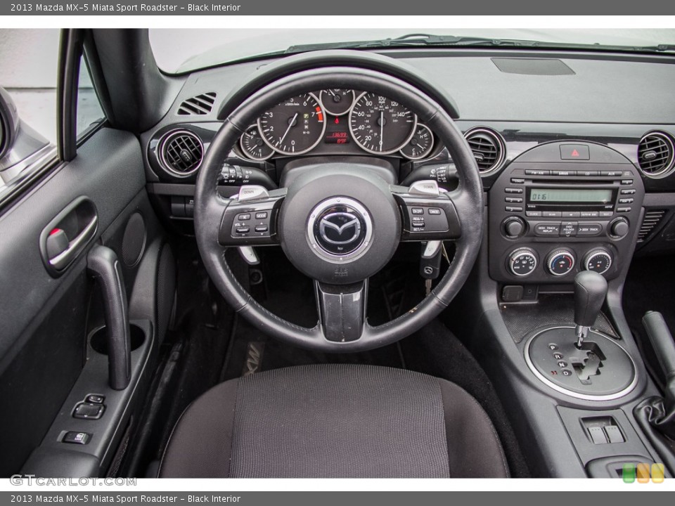Black Interior Dashboard for the 2013 Mazda MX-5 Miata Sport Roadster #107098848