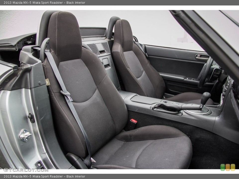 Black Interior Front Seat for the 2013 Mazda MX-5 Miata Sport Roadster #107099052