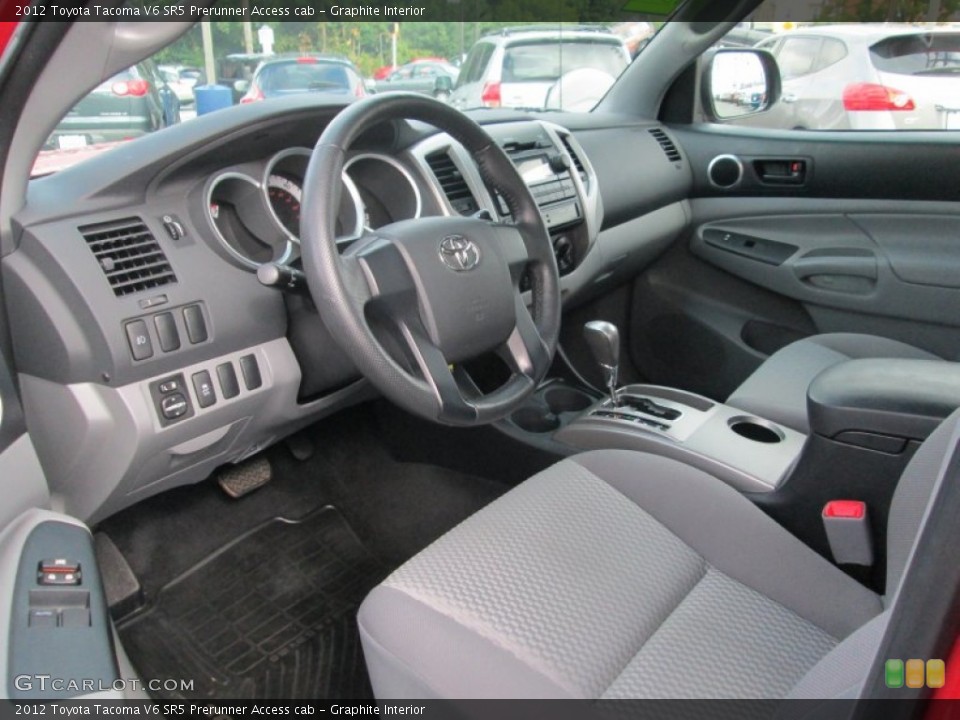 Graphite Interior Photo for the 2012 Toyota Tacoma V6 SR5 Prerunner Access cab #107099130