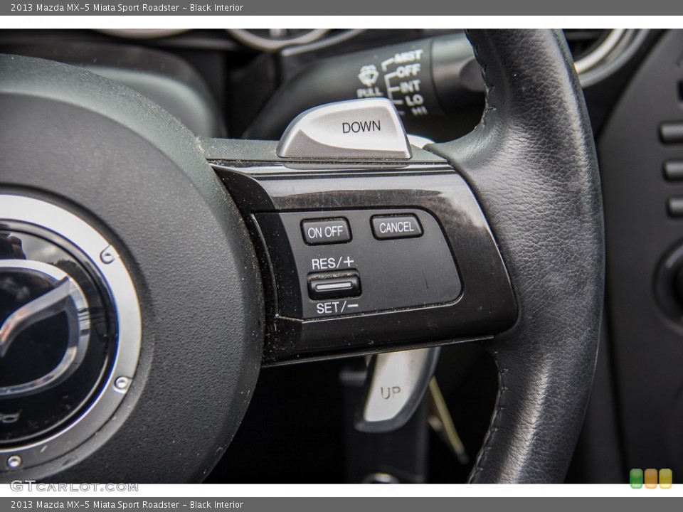 Black Interior Controls for the 2013 Mazda MX-5 Miata Sport Roadster #107099183