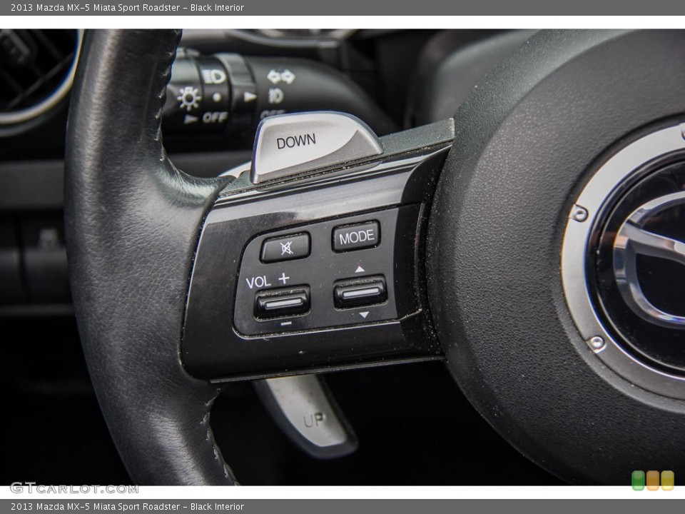 Black Interior Controls for the 2013 Mazda MX-5 Miata Sport Roadster #107099205