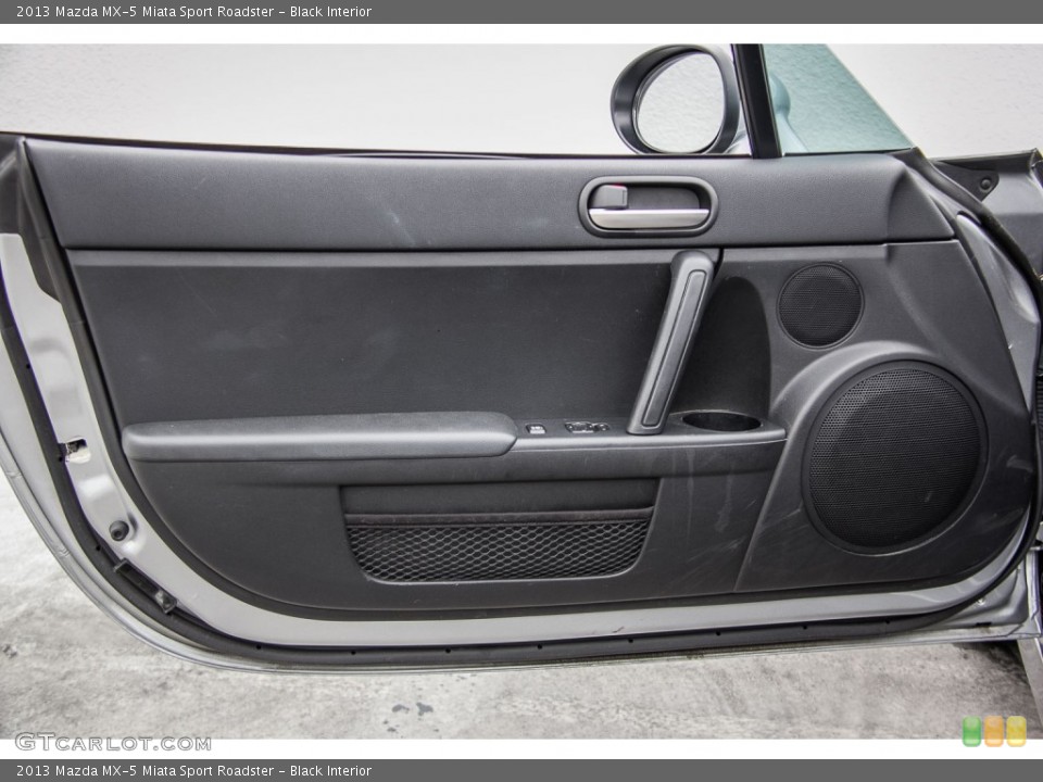 Black Interior Door Panel for the 2013 Mazda MX-5 Miata Sport Roadster #107099304