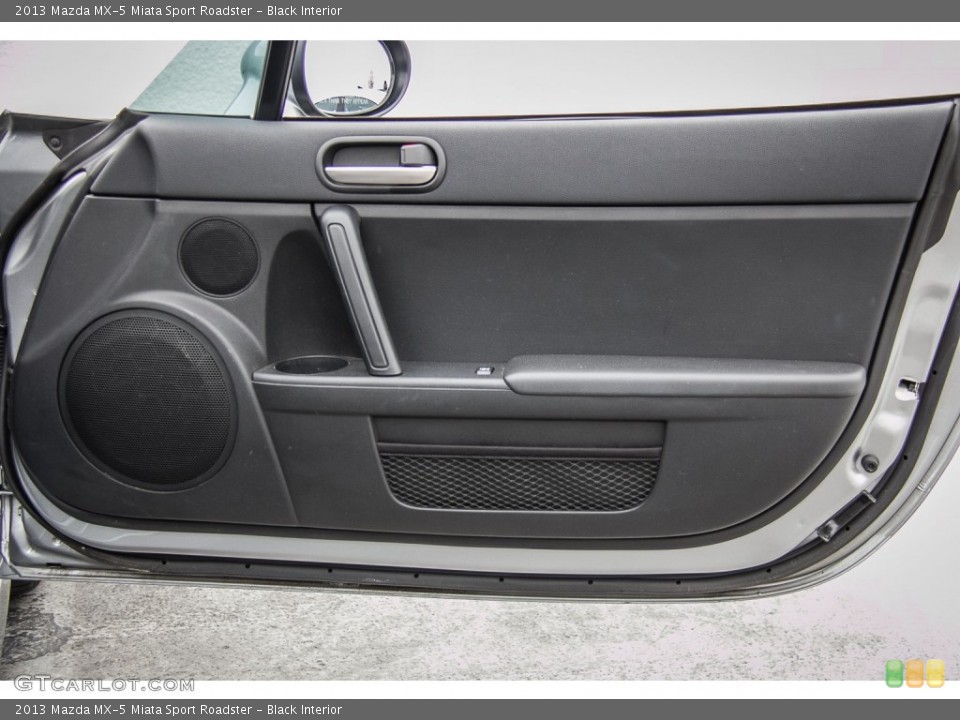 Black Interior Door Panel for the 2013 Mazda MX-5 Miata Sport Roadster #107099394