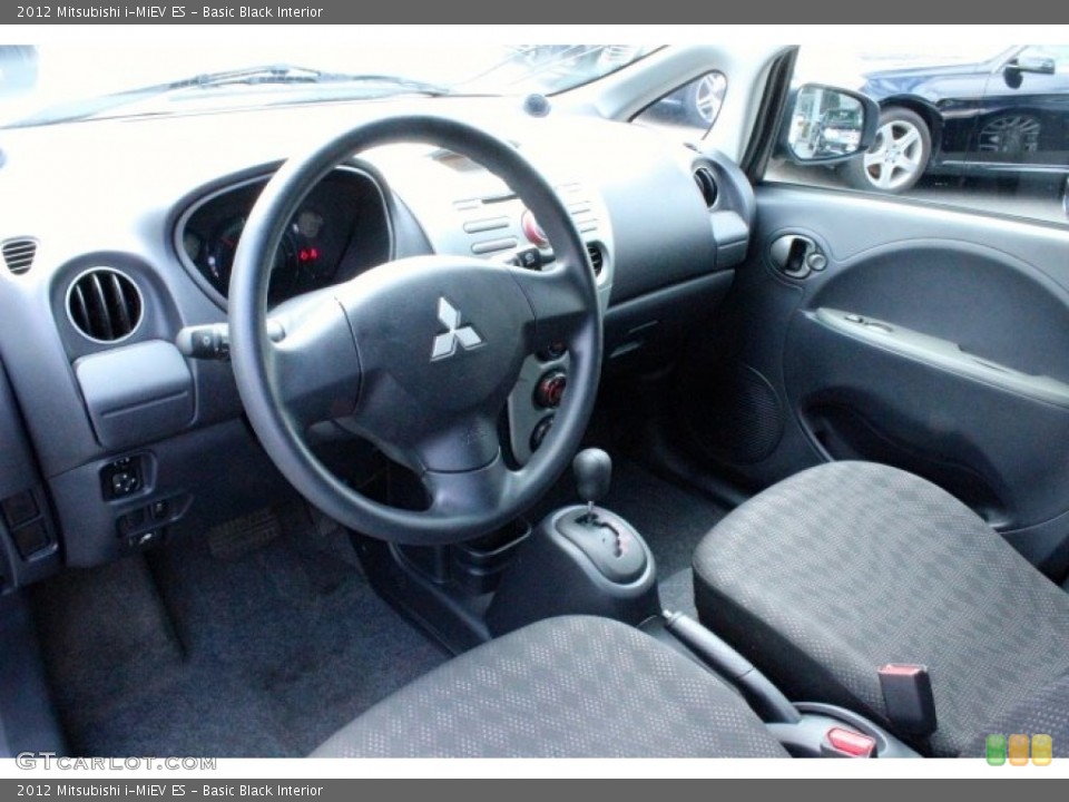 Basic Black Interior Prime Interior for the 2012 Mitsubishi i-MiEV ES #107099667