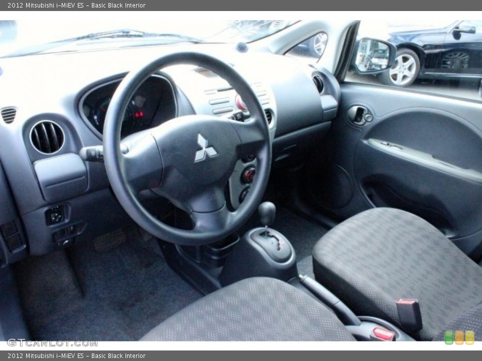 Basic Black 2012 Mitsubishi i-MiEV Interiors