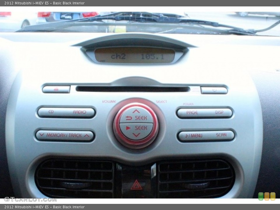 Basic Black Interior Controls for the 2012 Mitsubishi i-MiEV ES #107099718