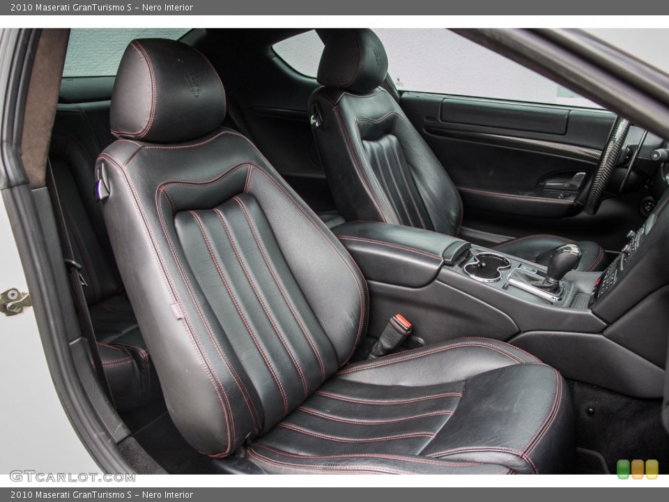 Nero Interior Front Seat for the 2010 Maserati GranTurismo S #107099916