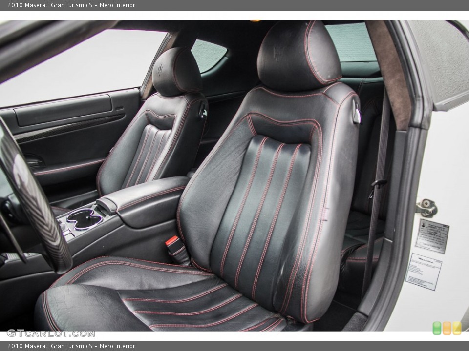Nero Interior Front Seat for the 2010 Maserati GranTurismo S #107099940