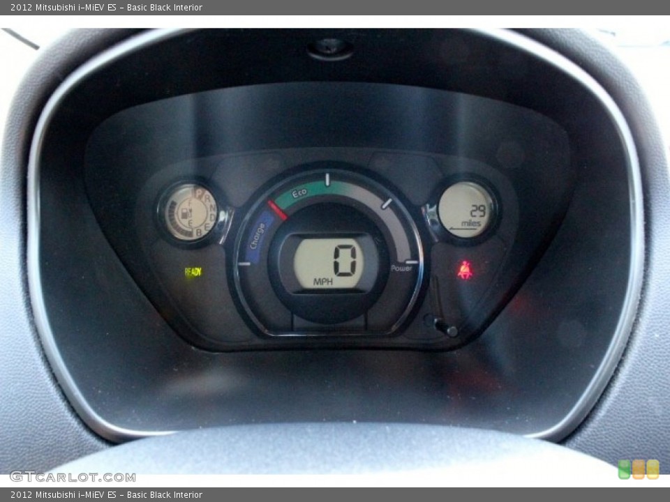 Basic Black Interior Gauges for the 2012 Mitsubishi i-MiEV ES #107100201
