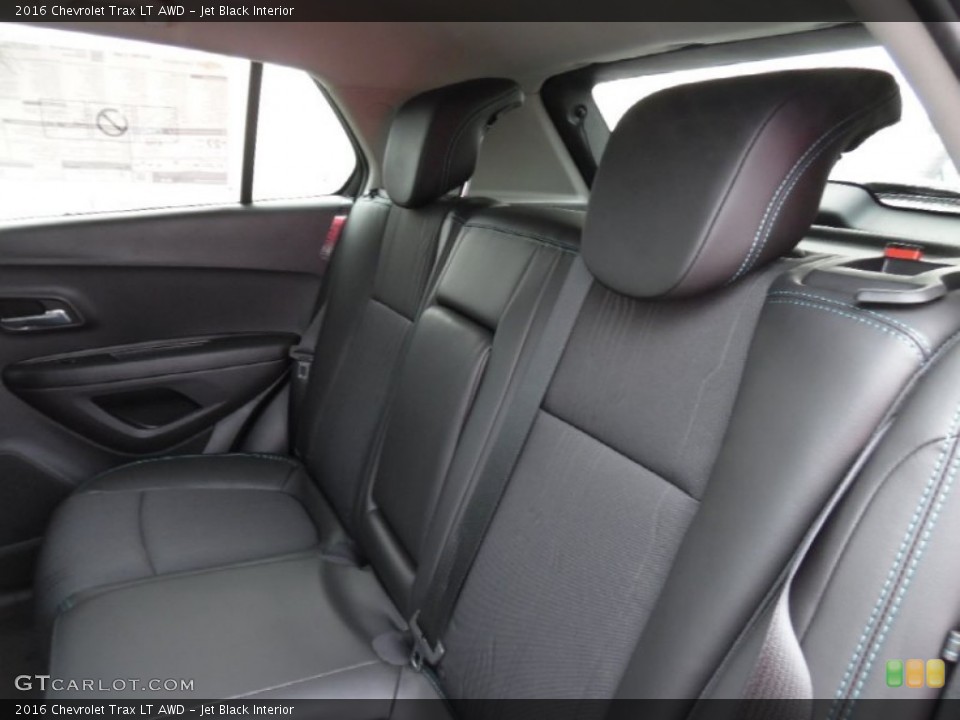 Jet Black Interior Rear Seat for the 2016 Chevrolet Trax LT AWD #107102388