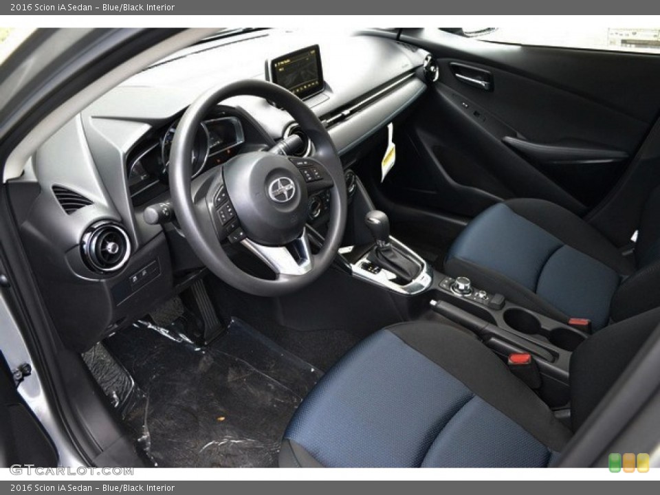 Blue/Black Interior Photo for the 2016 Scion iA Sedan #107112230