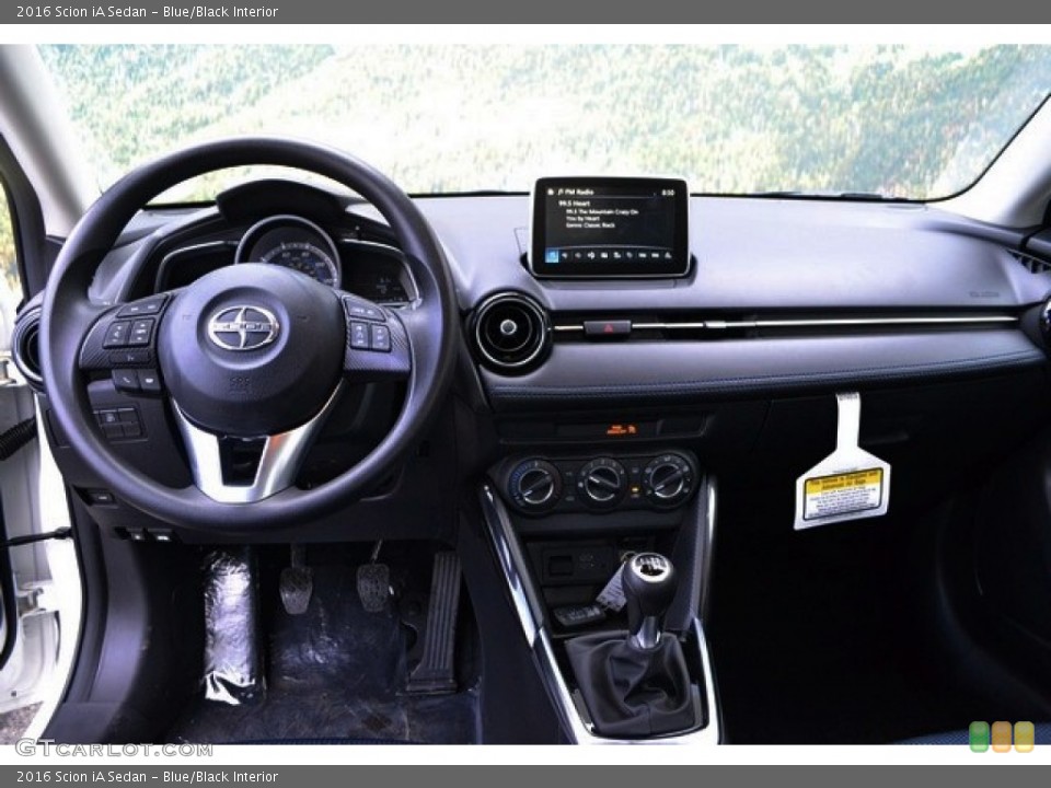 Blue/Black Interior Dashboard for the 2016 Scion iA Sedan #107112443