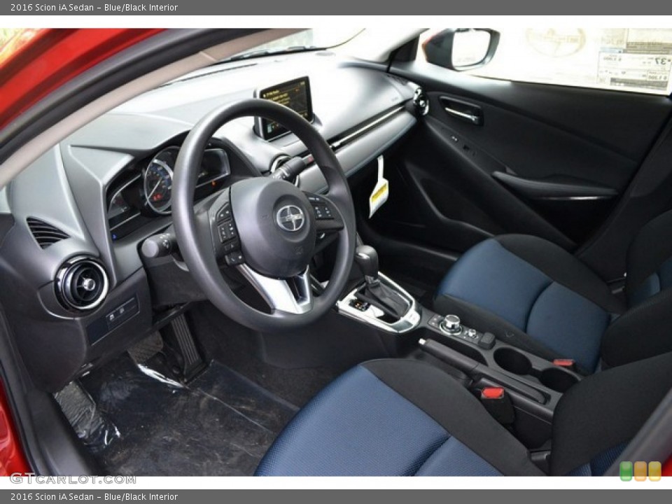 Blue/Black Interior Photo for the 2016 Scion iA Sedan #107112686