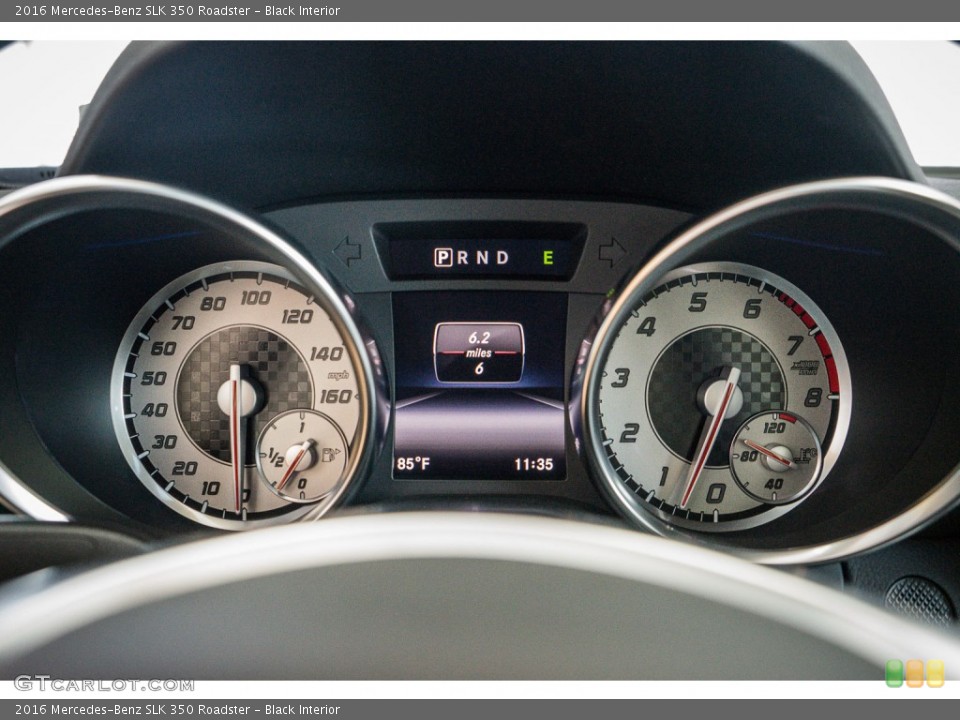 Black Interior Gauges for the 2016 Mercedes-Benz SLK 350 Roadster #107115575