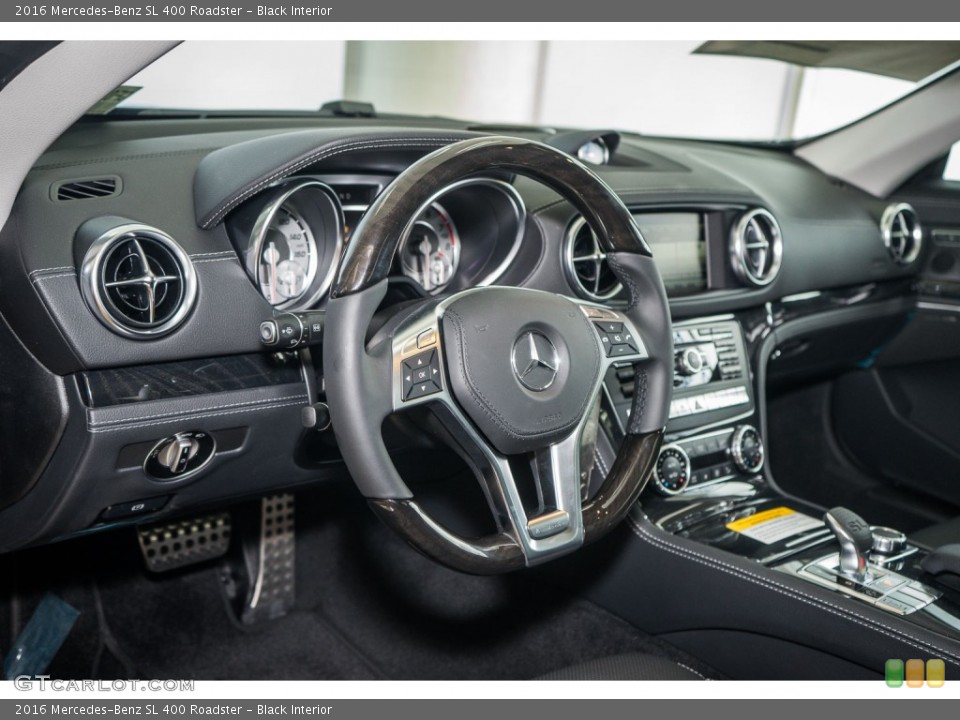 Black Interior Dashboard for the 2016 Mercedes-Benz SL 400 Roadster #107115824