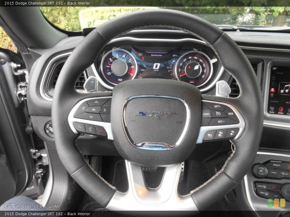 Black Interior Steering Wheel for the 2015 Dodge Challenger SRT 392 #107116727