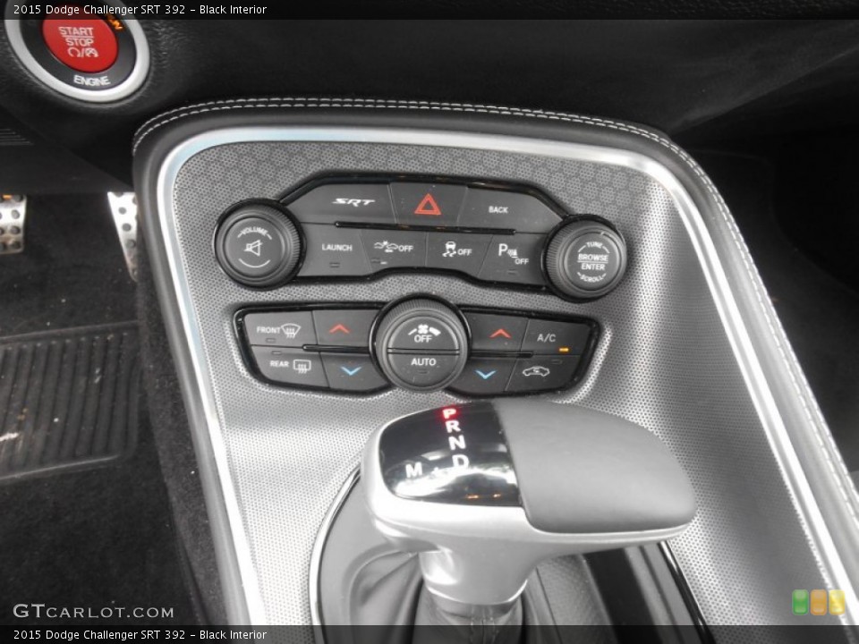 Black Interior Controls for the 2015 Dodge Challenger SRT 392 #107116757