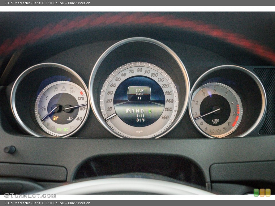 Black Interior Gauges for the 2015 Mercedes-Benz C 350 Coupe #107118365