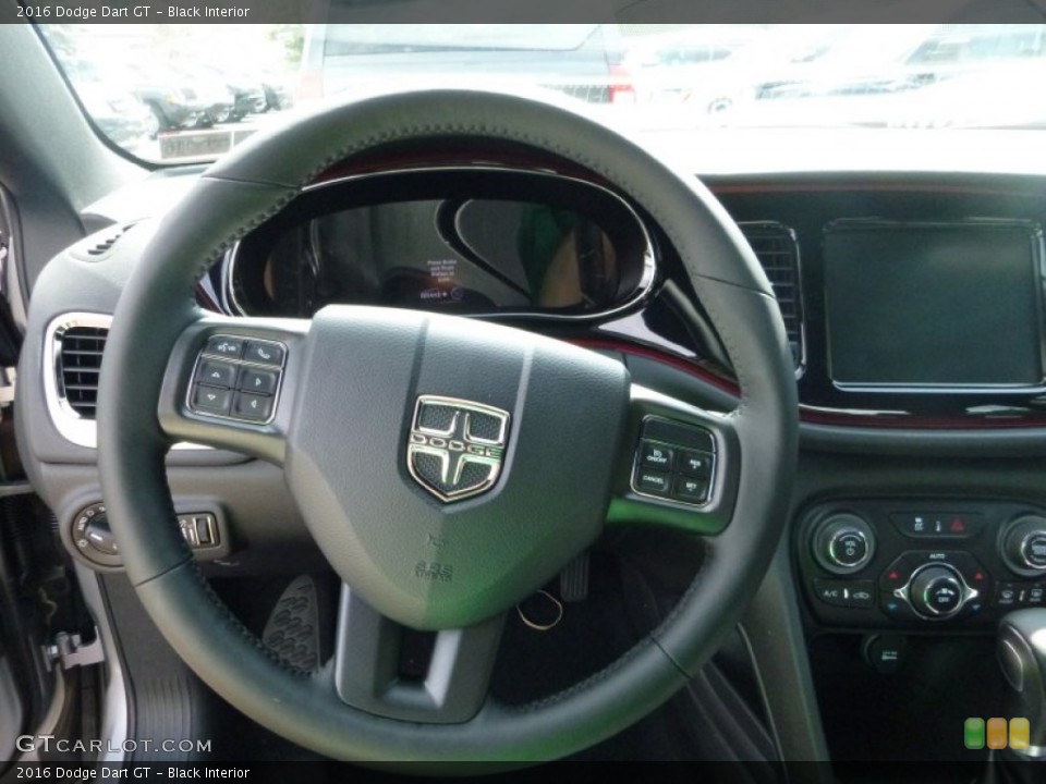 Black Interior Steering Wheel for the 2016 Dodge Dart GT #107127063